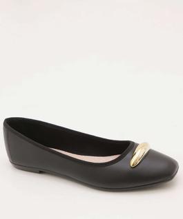 Sapatilha Feminina Bico Quadrado Moleca-35047