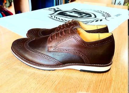 Sapato Derby café