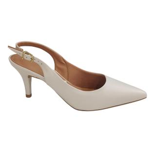 Sapato Feminino Scarpin Slingback Salto Medio Fino Vizzano 39