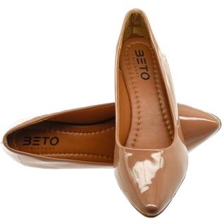 Sapato Scarpin salto baixo grosso feminino