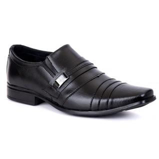Sapato Social Masculino Preto de material sintético ideal para uma ocasiao especial Ref: 9