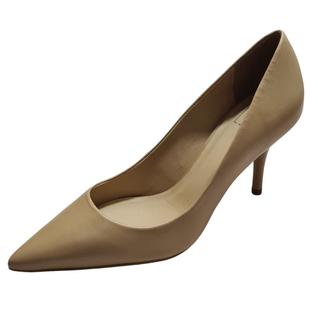 Scarpin Fino Alto Couro de Carneiro Bistrô