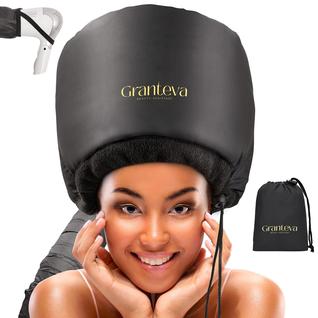 Secador de Cabelo com Capuz Granteva - Ideal para Cabelos Cacheados