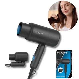 Secador de Cabelo Portátil Dobrável 400W - Compacto para Viagens, Leve e Eficiente 127V ou