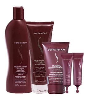 Senscience True Hue Violet Duo Home Care Renewal Mask 150ml e CPR Tratamento 2x25ml