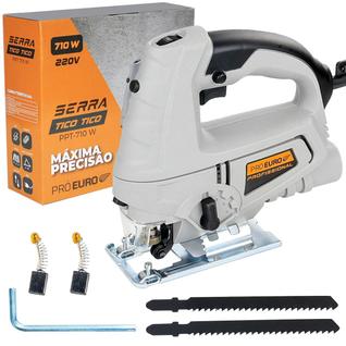 Serra Tico Tico 710W Profissional 3000OPM com Laser Auxiliar de Corte 127V Pró Euro