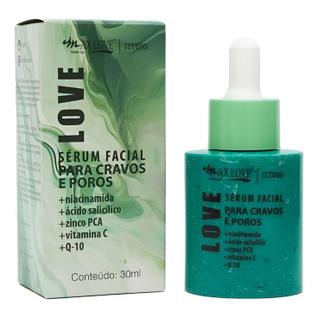Sérum facial para poros e cravos max love