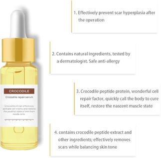 Sérum Facial Vibrant Glamour Óleo Crocodilo Hidratação Reparadora Manchas de Espinhas e So