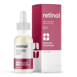 Sérum Natural Outcome Retinol para rosto 30 mL com ácido hialurônico