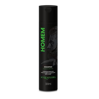 Shampoo Acquaflora Homem Cabelos Oleosos 300ml