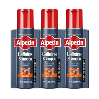 Shampoo Alpecin C1 Caffeine 250ml (Pack 3) - Para Crescimento Capilar