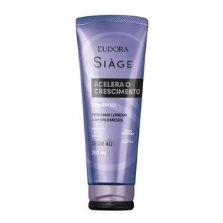 Shampoo Antiqueda Acelera o Crescimento dos Cabelos Fortalecimento Crescer 250ml Eudora Si