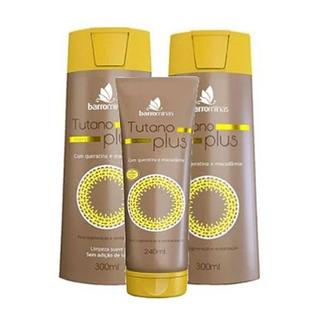 Shampoo + Condicionador + Creme para Pentear para Cabelos Secos ou Ressecados BARROMINAS T