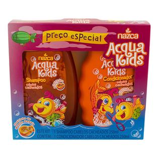 Shampoo + Condicionador Infantil Acqua Kids Cabelos Cacheados com 250ml Cada Preço Especia