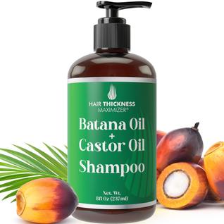 Shampoo de óleo de batana para o crescimento do cabelo com óleo de rícino e alecrim para f