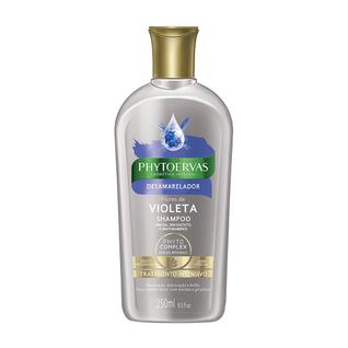 Shampoo Desamarelador Phytoervas Flores de Violeta Sem Sal com 250ml