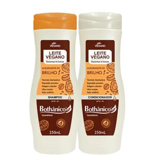 Shampoo e Condicionador Leite Vegano Bothânico Ultra Maciez