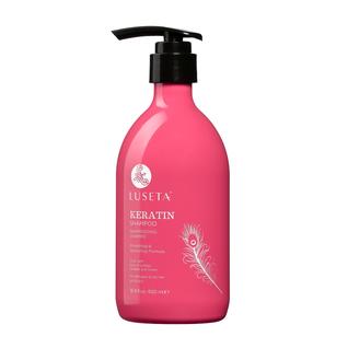 Shampoo Luseta Keratin para cabelos secos e danificados 500mL tratados com cores
