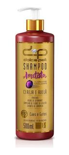 Shampoo Para Cães e Gatos Dolce Pet Clareador Tonalizantes Cereja Avela  500ML