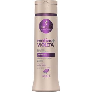 Shampoo Pré-Matização Matiza+ 300ml Haskell  Para cabelos loiros e grisalhos