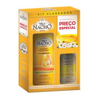 Shampoo Tio Nacho Antiqueda Clareador 415ml + Condicionador Tio Nacho Antiqueda Clareador 