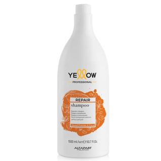 Shampoo Yellow Repair 1,5 Litro Alfaparf Hidrata Limpa e Fortalece Cabelos Danificados e F