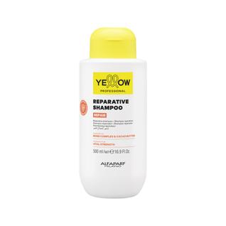 Shampoo Yellow Repair 500ml Alfaparf Hidrata Limpa e Fortalece Cabelos Danificados e Fragi