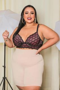 Short Anágua Plus Size P/ Usar Por Baixo Vestido, Saias