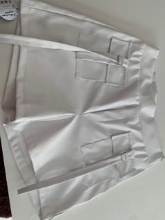 Short cargo branco