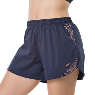 Short Running Feminino com Barra Arredondada e Cós Elástico