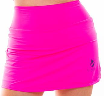 Short saia de beach tennis pink UV50+