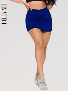 Short Saia Para Academia Tapa Bumbum Moda Fitness - Rosa tropical - M