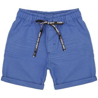 Shorts Infantil Look Jeans c/ Elástico Sarja Collor