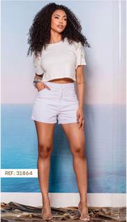 Shorts jeans branco