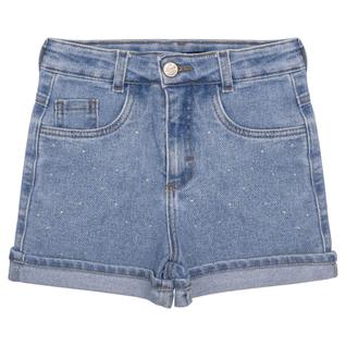 Shorts Juvenil Look Jeans Cós Alto Jeans