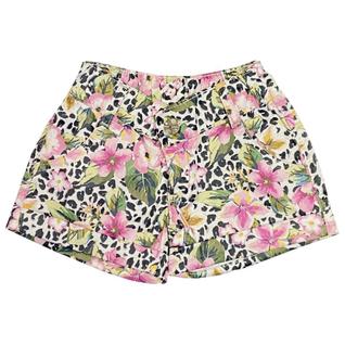 Shorts Look Jeans Barra Dobrada Floral - UNICA - 12