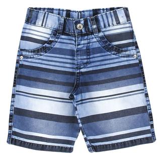 Shorts Look Jeans Listrado Jeans - UNICA - 02