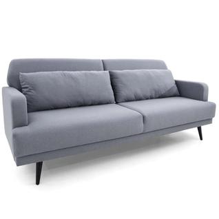 Sofá-cama 3 Lugares MH-1605 Herval com USB Linho Cinza Escuro C