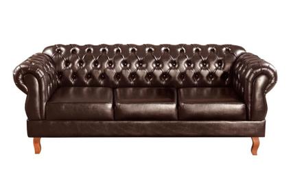 Sofá Duquesa Chesterfield 3 Lugares Decoração Vintage Retrô Imperial