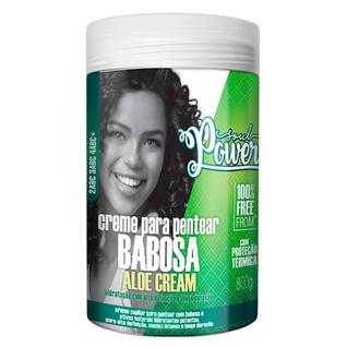 Soul Power Babosa Aloe Cream  Creme de Pentear Hidratante