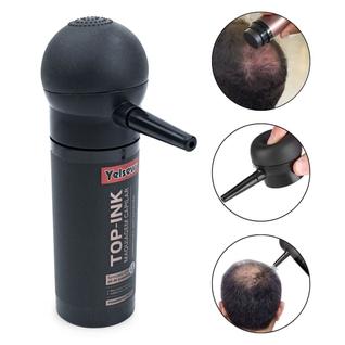 Spray Aplicador Maquiagem Capilar em Pó 25g Preto Yelsew Calvice Falhas Cabeleireiro Barbe