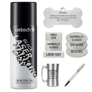 Spray de marcação a laser OMTech para gravadores a laser de CO2 384 ml