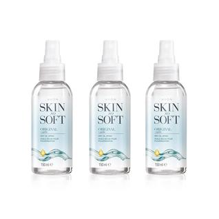 Spray de óleo seco AVON Skin So Soft Original 150 ml (pacote triplo)