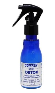 Spray Detox Coiffer 100ml Higienização do Couro Cabeludo Anti Caspa e Anti Seborreia