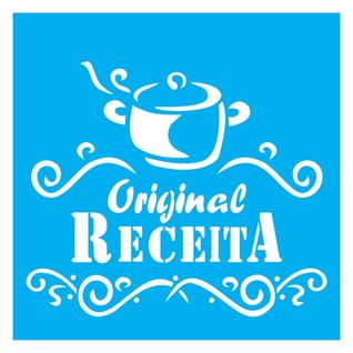 Stencil De Acetato Para Pintura 14x14 cm OPA - 998 - Receita