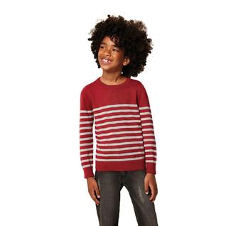 Suetér Malwee Tricô Cardigã Lã Vermelho Cinza Tam 4 ao 14 Infantil Juvenil Masculina