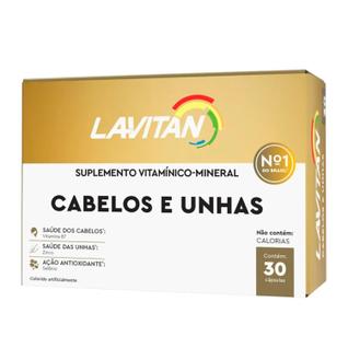 Suplemento Cabelos e Unhas com 30 - Lavitan