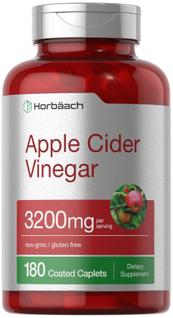 Suplemento de Vinagre de Maçã Horbaach 3200mg - 180 Comprimidos