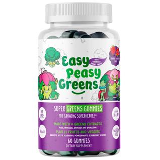 Suplemento EasyPeasyGreens Daily Veggie Gummies para crianças