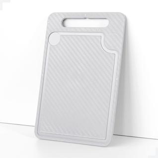 Tábua de Carne Para Corte Texturizada 3D Para Churrasco Frutas Legumes Branca